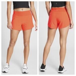 Athleta Women's Run With It 3.5" Short Orange Space Dye Size M